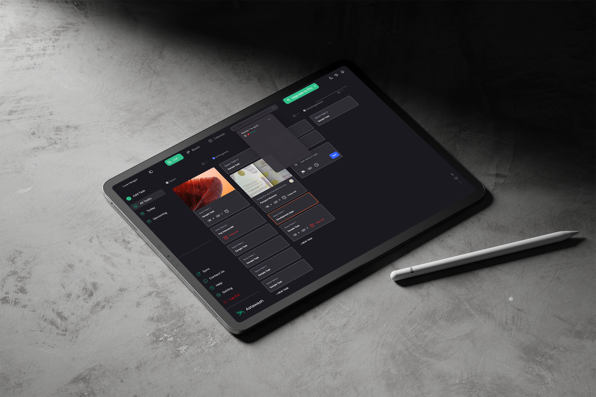 01 free ipad pro mockup with pencil